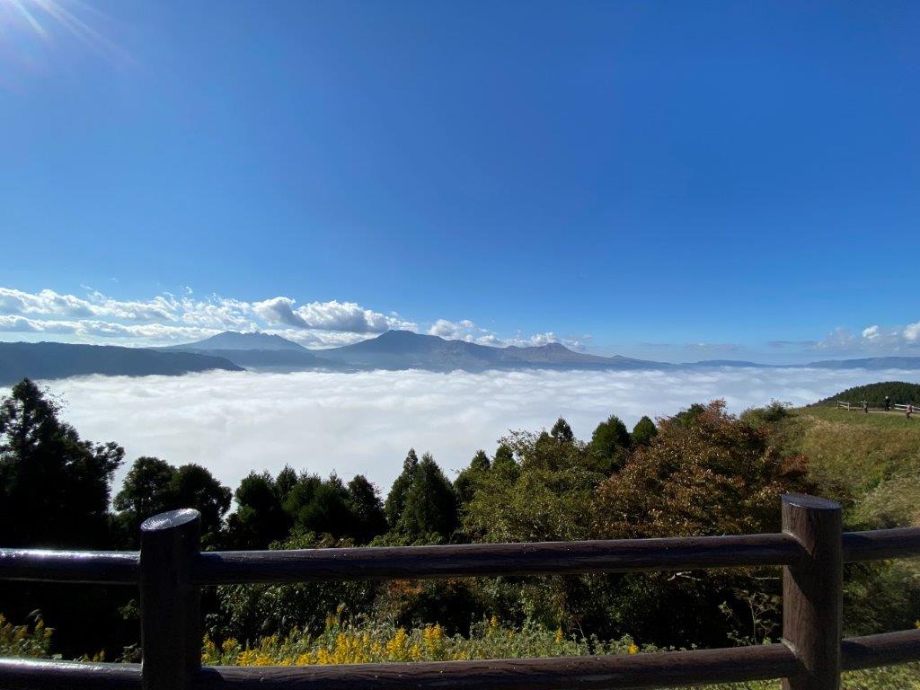 阿蘇城山展望台の雲海