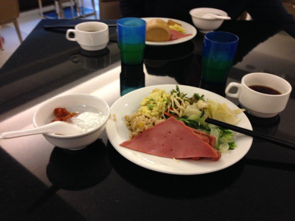洛碁松江大飯店の朝食